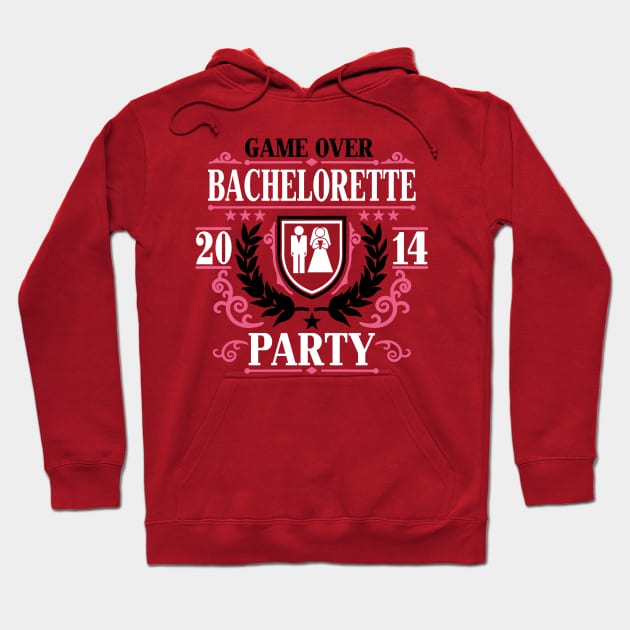 Bachelorette Party Game over 2014 Hoodie by Cheesybee